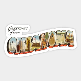 Greetings from Oklahoma Sticker